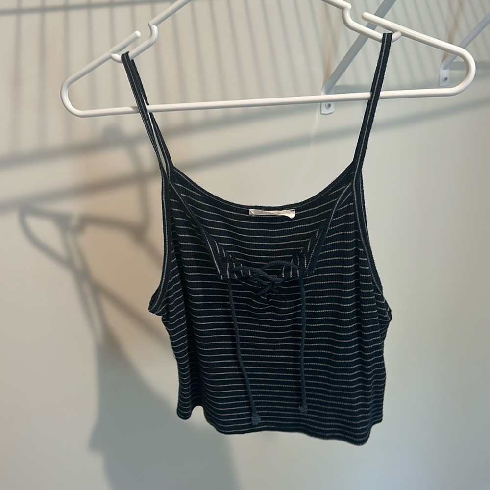 Lush tank top blue and grey